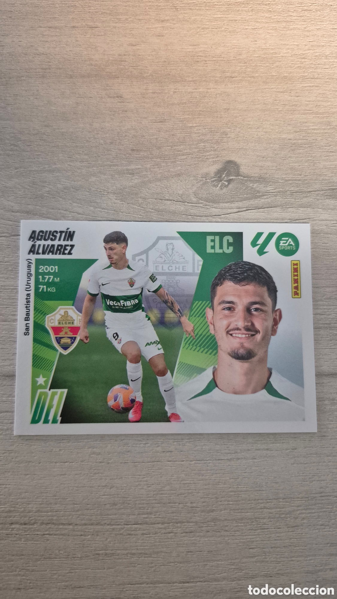 Figurine di Calcio: N&deg;17 Elche Agust&iacute;n &Aacute;lvarez Liga Este 25/26