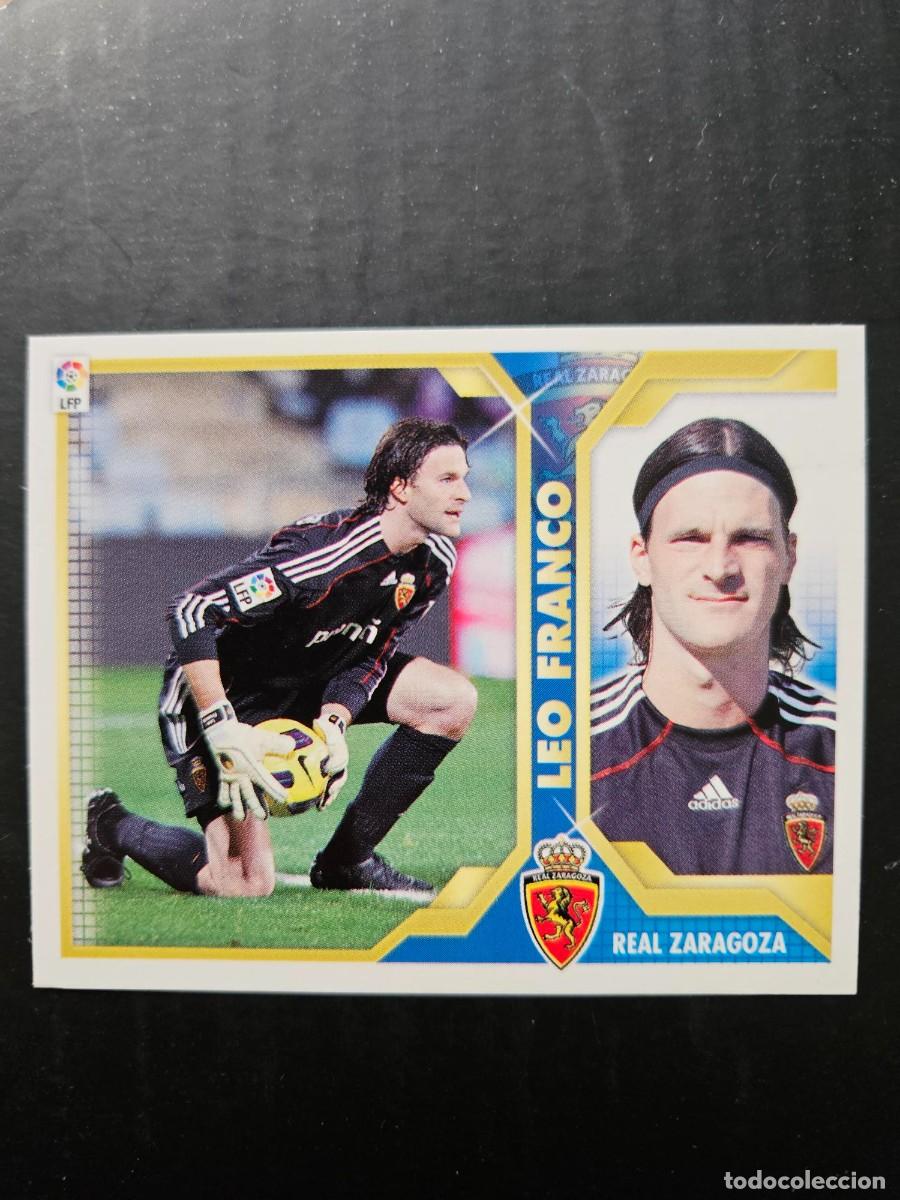 Fu&szlig;ball-Sticker: N&ordm; 1 LEO FRANCO ZARAGOZA LIGA ESTE 11 12 2011 2012 SIN PEGAR NUNCA PEGADO