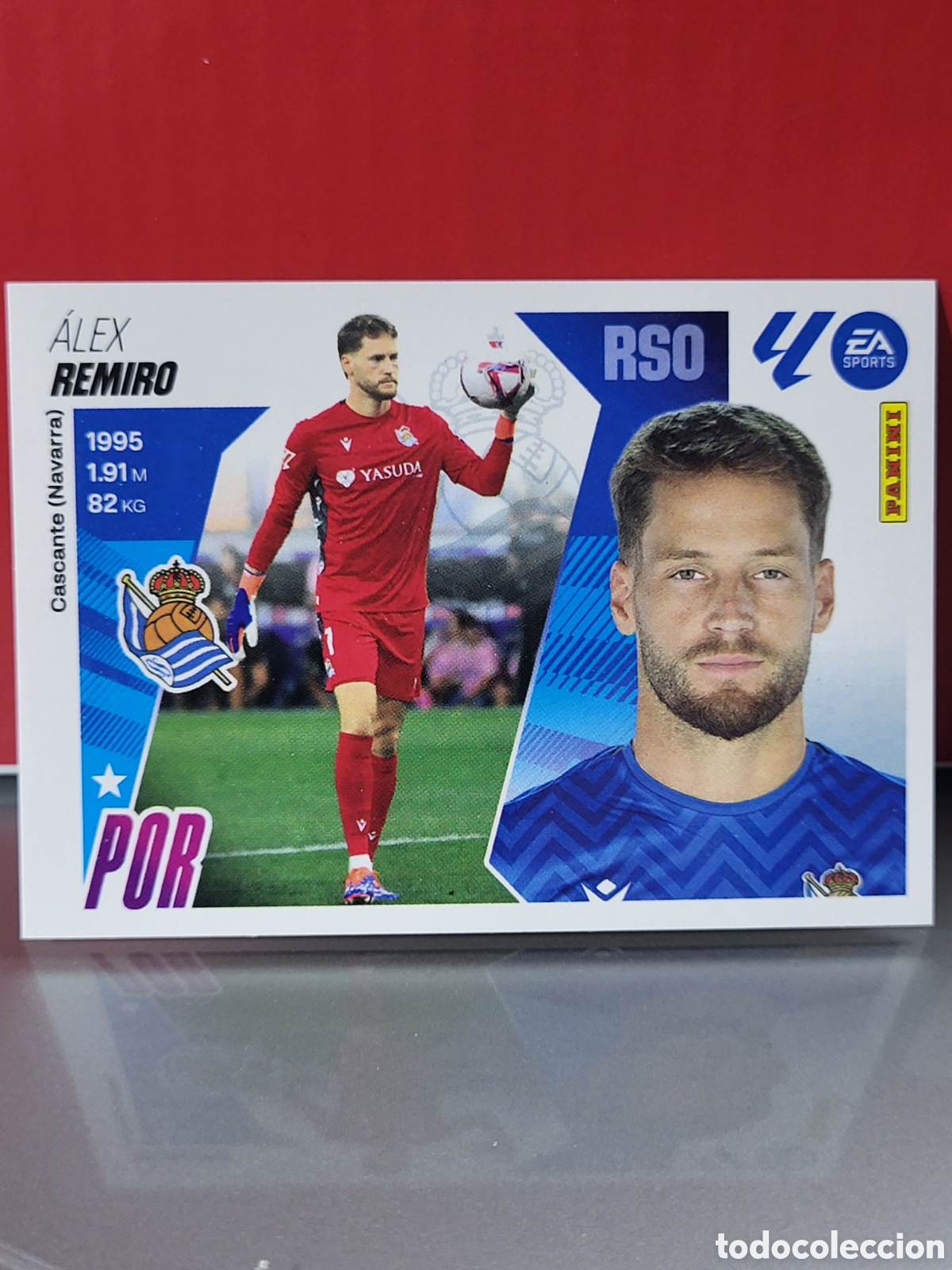 Cromos de f&uacute;tbol: REMIRO REAL SOCIEDAD N&ordm; 3 CROMO LIGA ESTE 2025-2026 25 26 PANINI