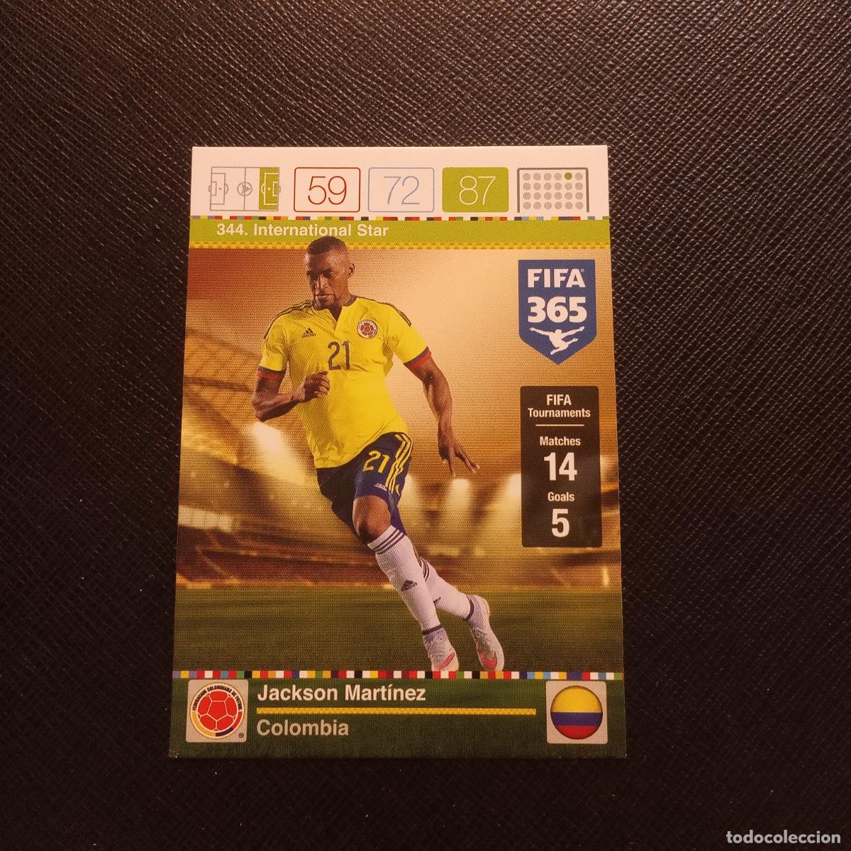Figurine di Calcio: 344 JACKSON MARTINEZ COLOMBIA ADRENALYN 2015 2016 FIFA 365 CROMO FUTBOL 15 16 - A163 PG2