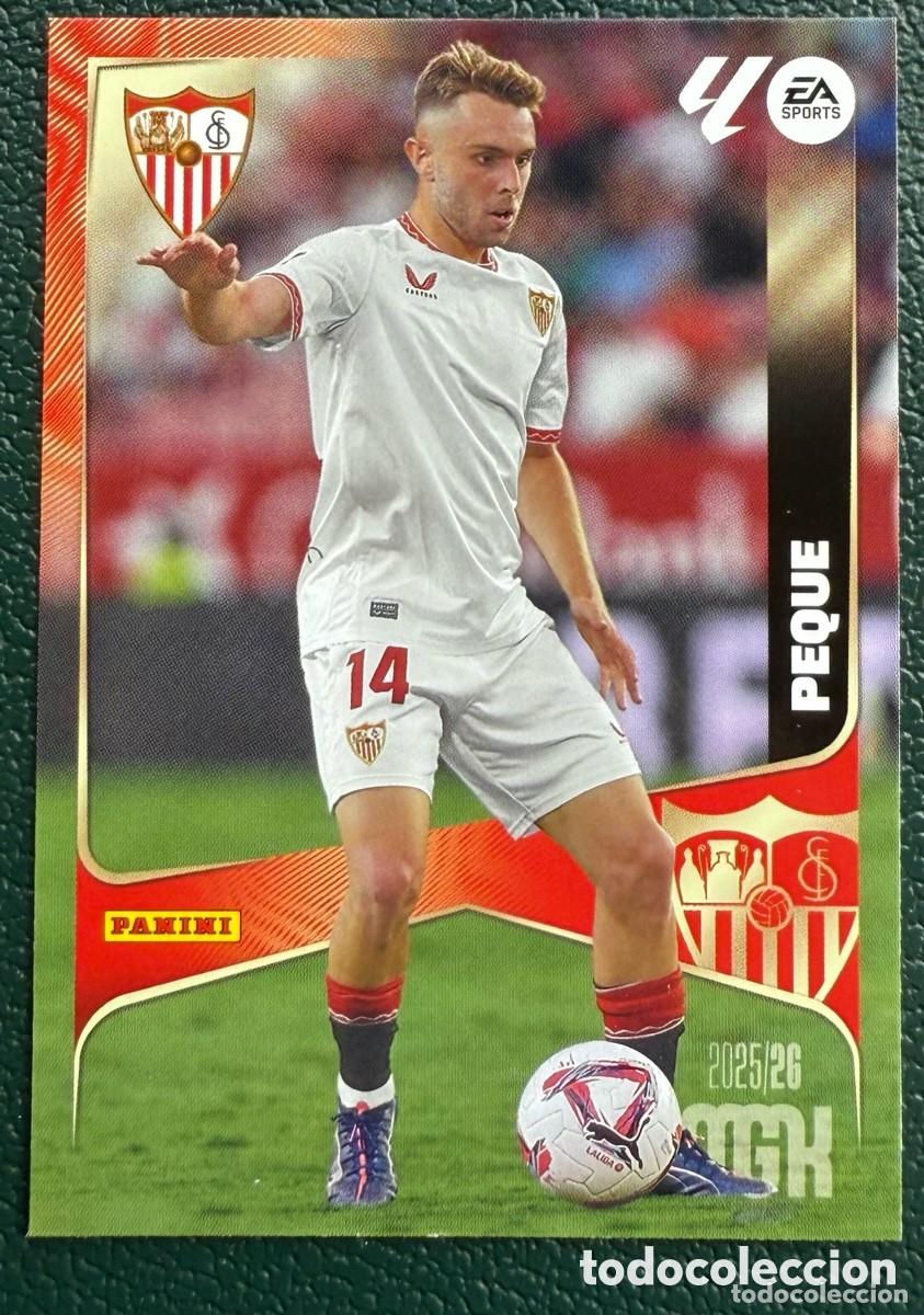 Cromos de f&uacute;tbol: 338 PEQUE SEVILLA FC FICHAS ALBUM MEGACRACKS 2025 2026 MGK 25 26