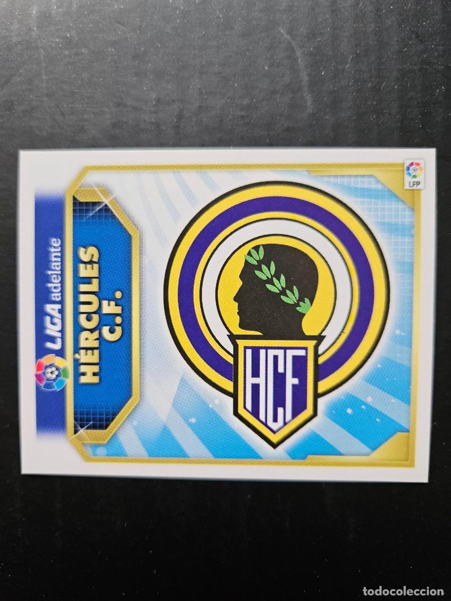 Cromos de f&uacute;tbol: ESCUDO HERCULES LIGA ADELANTE LIGA ESTE 11 12 2011 2012 SIN PEGAR NUNCA PEGADO