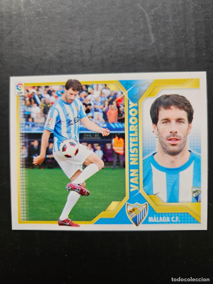 Figurine di Calcio: FICHAJE 1 VAN NISTELROOY MALAGA LIGA ESTE 11 12 2011 2012 SIN PEGAR NUNCA PEGADO