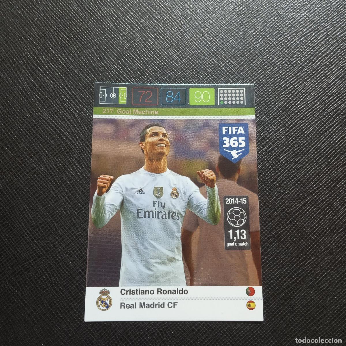 Cromos de F&uacute;tbol: 217 CRISTIANO RONALDO REAL MADRID ADRENALYN 2015 2016 FIFA 365 CROMO FUTBOL 15 16 - A163 PG33