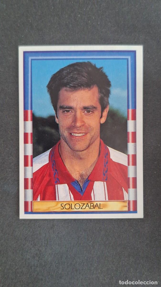Cromos de Futebol: L1 SOLOZABAL 138 HISTORIA ATLETICO DE MADRID 1906 1996 LIGA ESTE NUNCA PEGADO SIN PEGAR