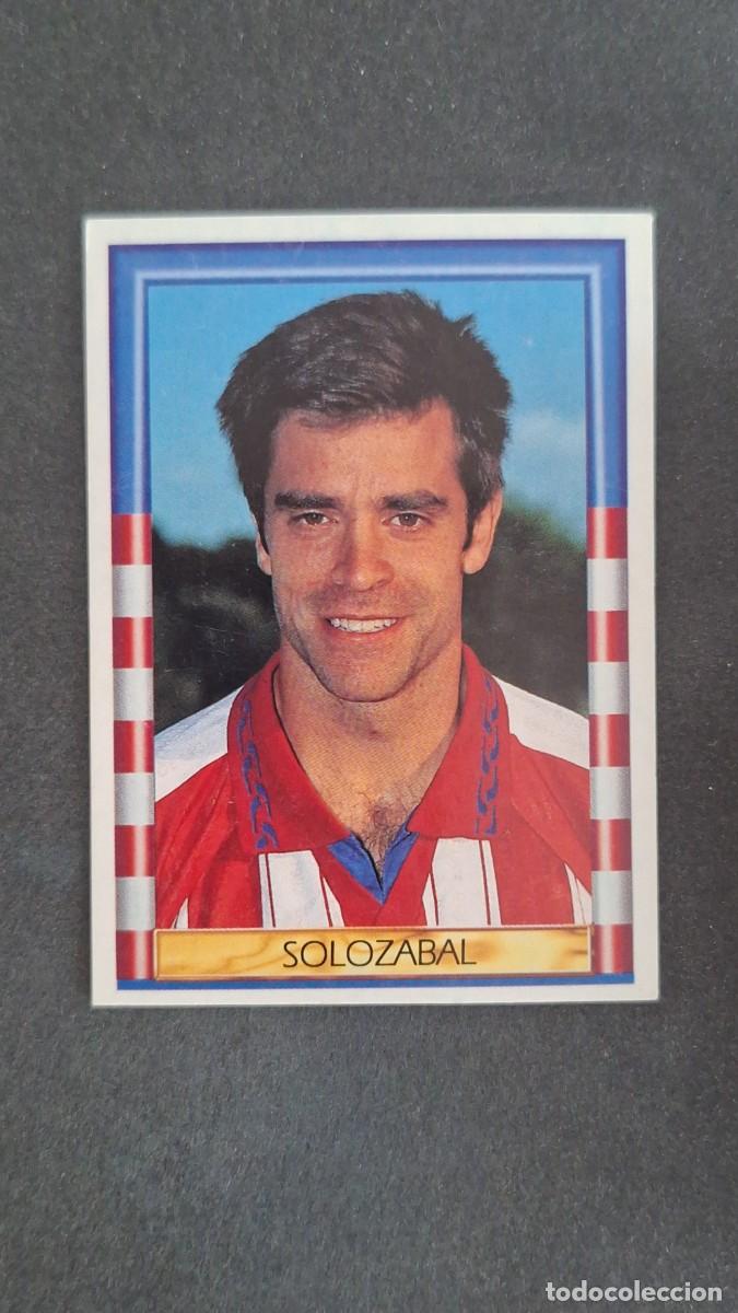 Fu&szlig;ball-Sticker: L1 SOLOZABAL 138 HISTORIA ATLETICO DE MADRID 1906 1996 LIGA ESTE NUNCA PEGADO SIN PEGAR