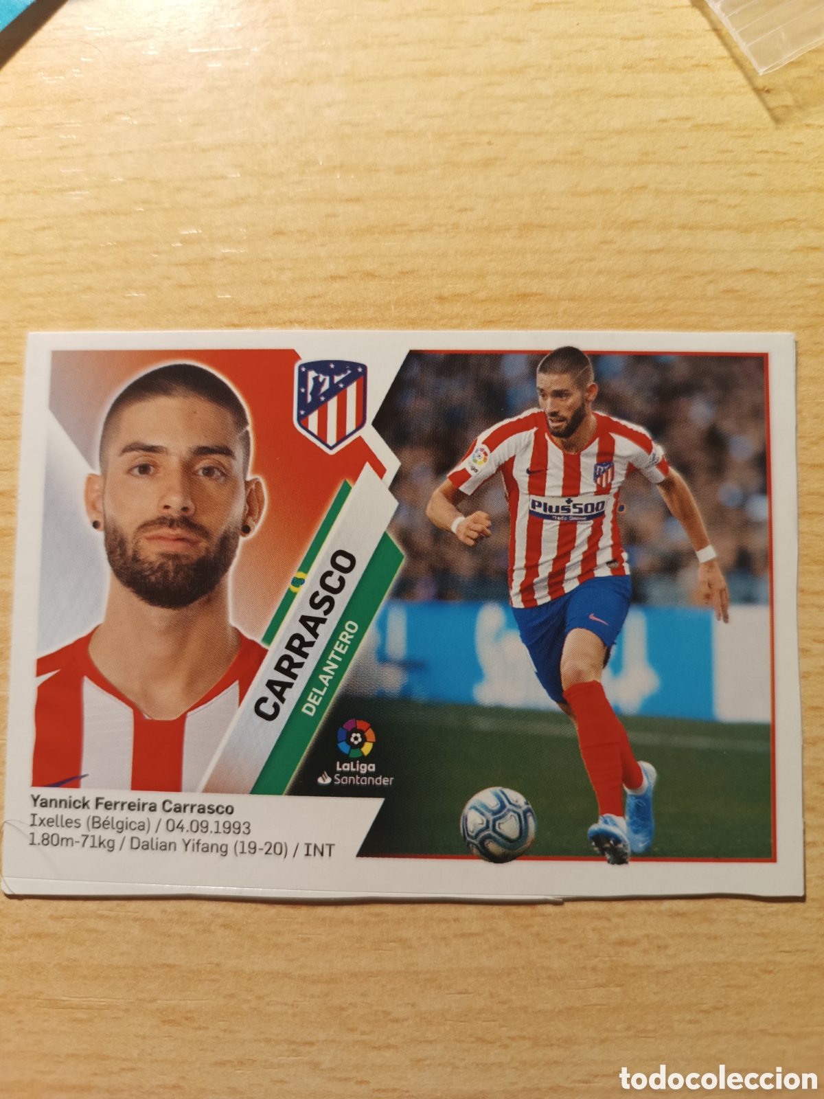Cromos de F&uacute;tbol: 6 CARRASCO ATL&Eacute;TICO DE MADRID LIGA ESTE MERCADO DE INVIERNO 2019 2020 PANINI 19 20