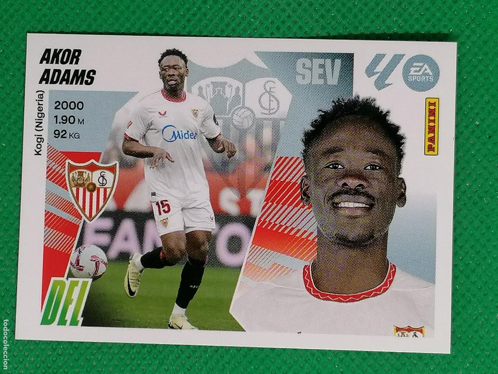 Cromos de f&uacute;tbol: 20 A 20A AKOR ADAMS SEVILLA ⚽ PANINI LIGA ESTE 25 26 2025 2026 ⚽