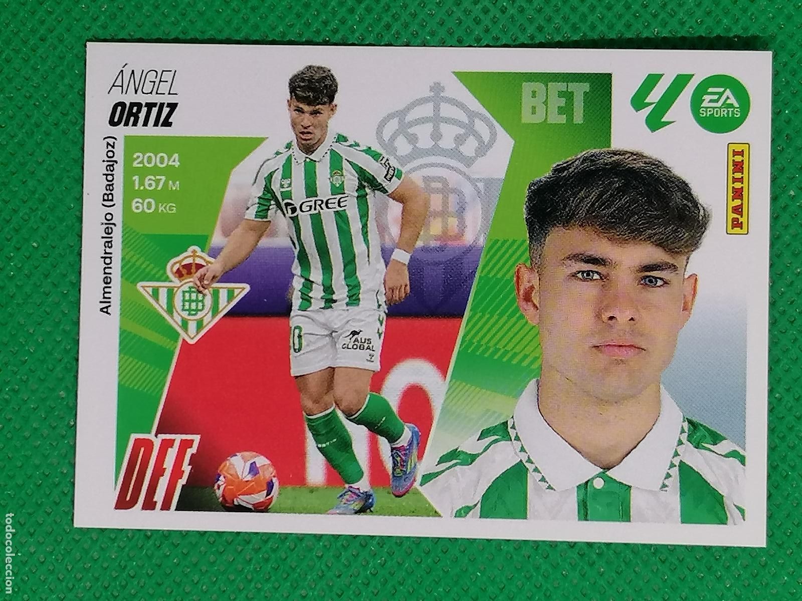 Fu&szlig;ball-Sticker: 5 B 5B ANGEL ORTIZ BETIS ⚽ PANINI LIGA ESTE 25 26 2025 2026 ⚽