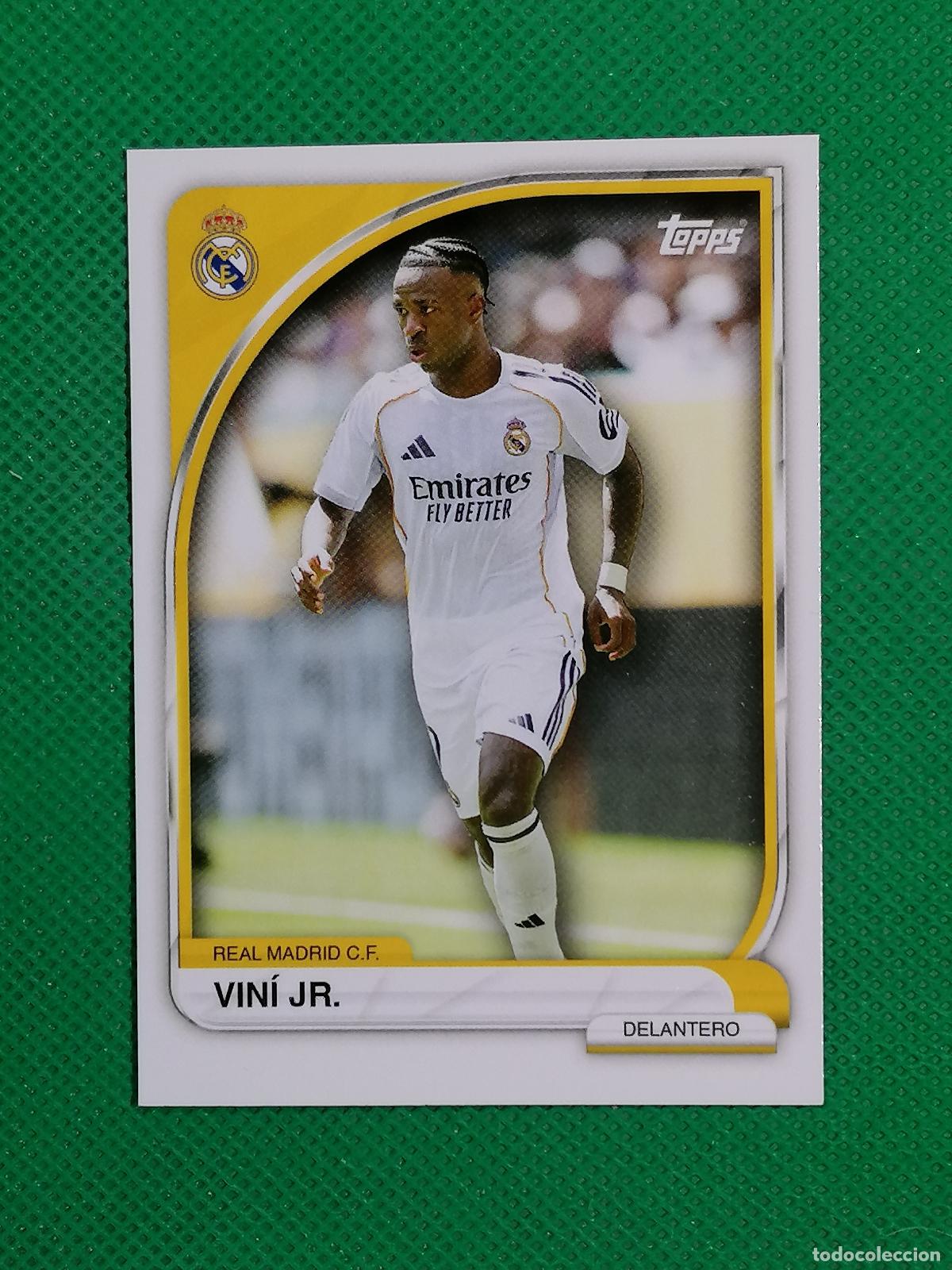 Fu&szlig;ball-Sticker: 18 VINI JR BASE CARD ⚽ TOPPS REAL MADRID COLLECTOR TIN 25 26 2025 2026 ⚽
