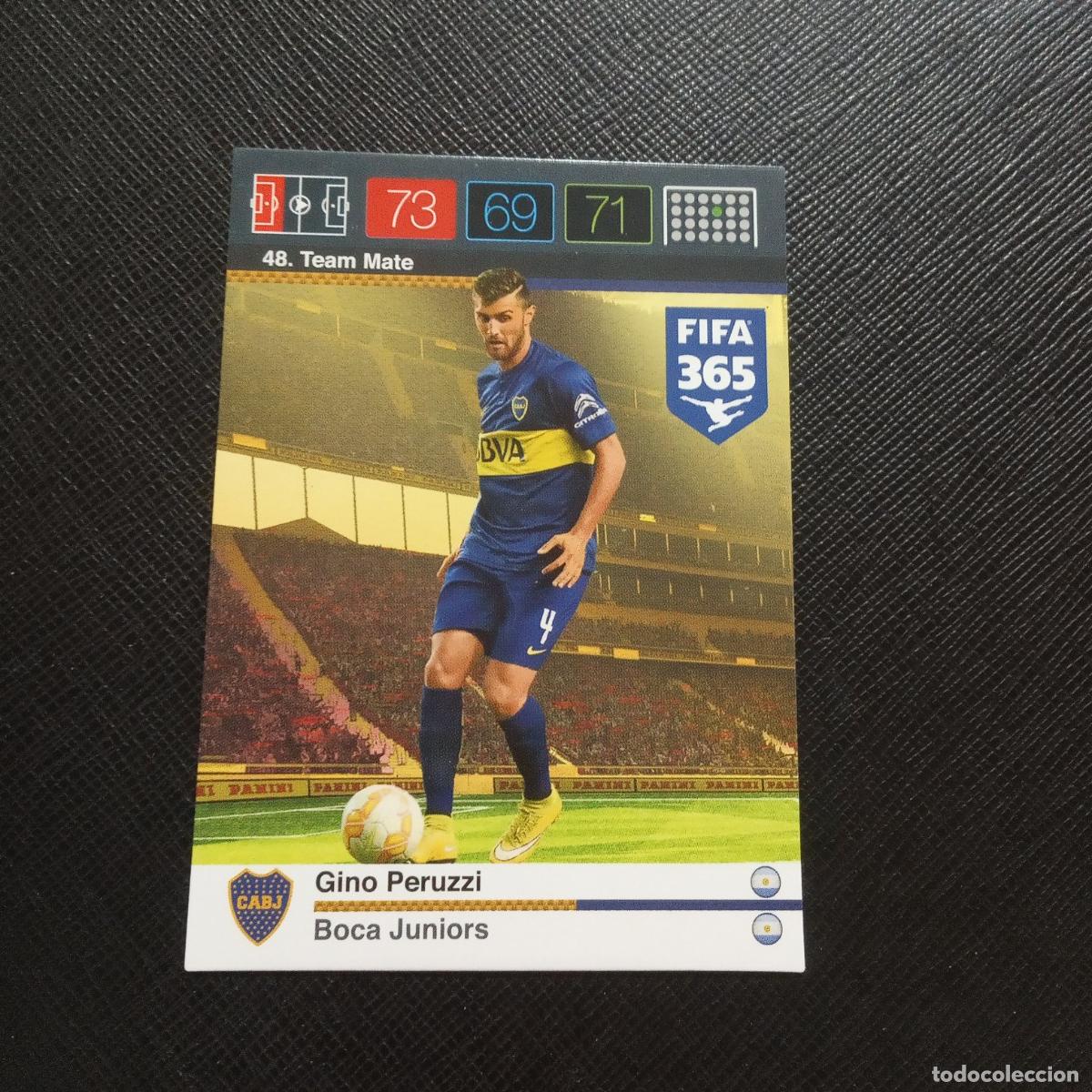 Cromos de f&uacute;tbol: 48 PERUZZI BOCA JUNIORS ADRENALYN 2015 2016 FIFA 365 CROMO FUTBOL 15 16 - A80 PG37