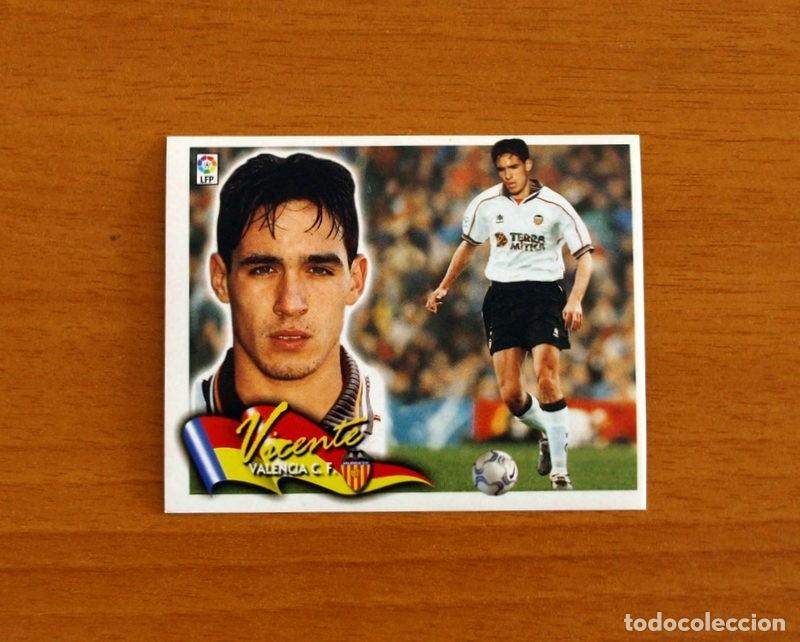 Fu&szlig;ball-Sticker: Valencia - Fichaje n&ordm; 3 - Vicente - Ediciones Este Liga 2000-2001, 00-01 - Nunca Pegado