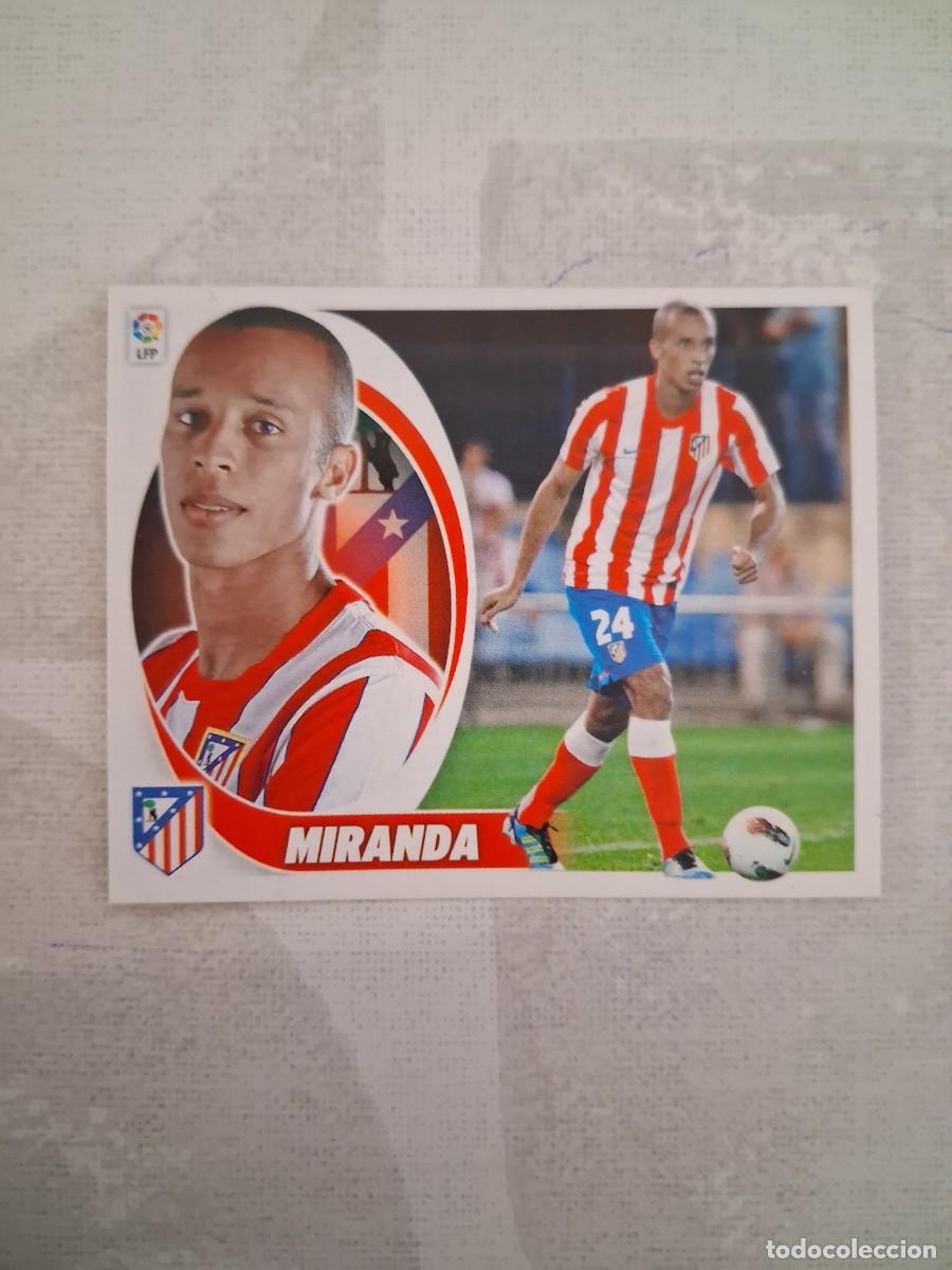 Cromos de f&uacute;tbol: Ediciones Este 2012 2013 12 13 Sin Pegar Atletico de Madrid 4 Miranda