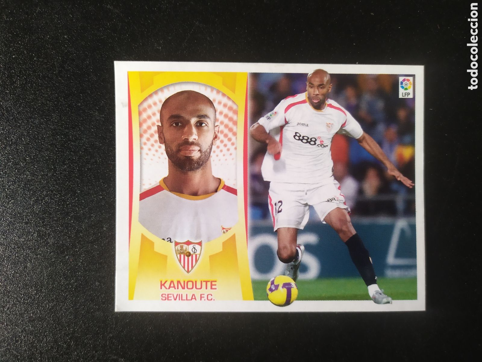 Figurine di Calcio: Liga este 2009 2010 09 10 panini Kanoute n&deg; 16 Sevilla