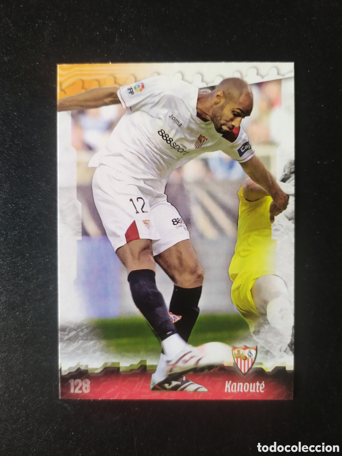 Figurine di Calcio: Mundicromo fichas Liga 2008 2009 08 09 Kanout&eacute; n&deg; 128 Sevilla