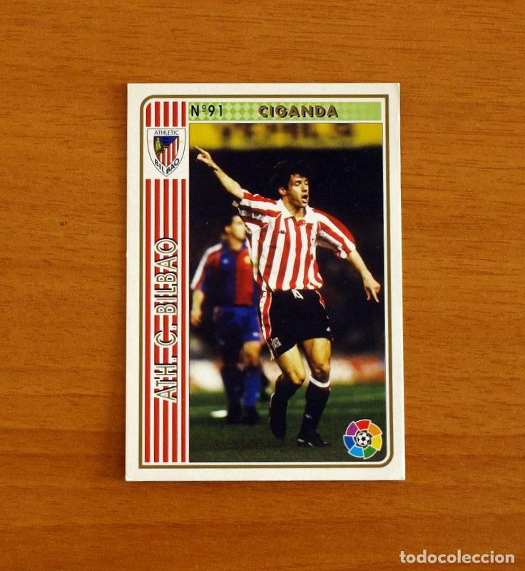 Figurine di Calcio: Athletic de Bilbao -N&ordm; 91 Ciganda -Mundicromo Las Fichas de la Liga 1994-1995-94-95