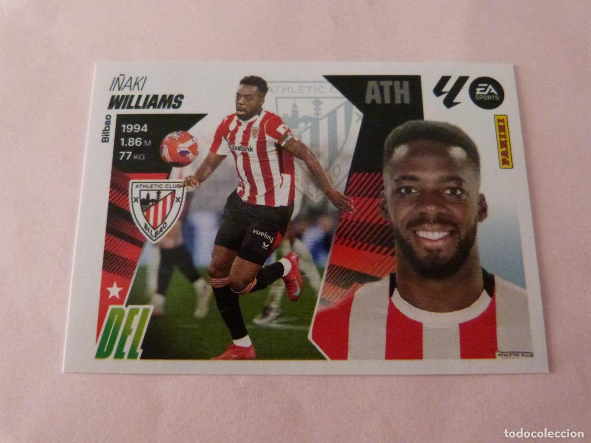 Figurine di Calcio: CROMO FUTBOL I&Ntilde;AKI WILLIAMS ATH. BILBAO SIN PEGAR N&ordm; 18 LIGA ESTE 2025-2026/25-26 PANINI