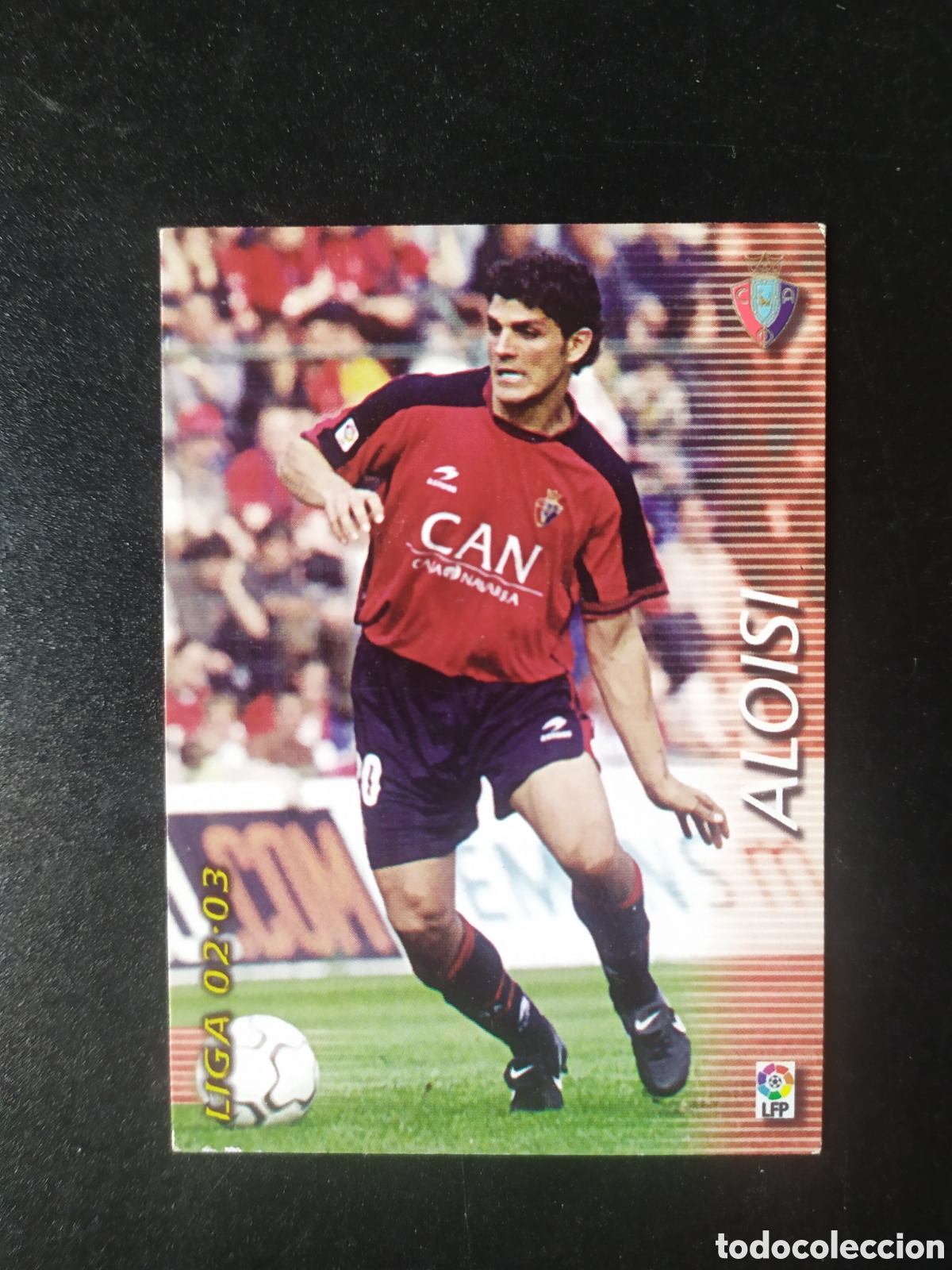 Figurine di Calcio: Megafichas 2002 2003 02 03 panini Aloisi n&ordm; 215 Osasuna megacracks