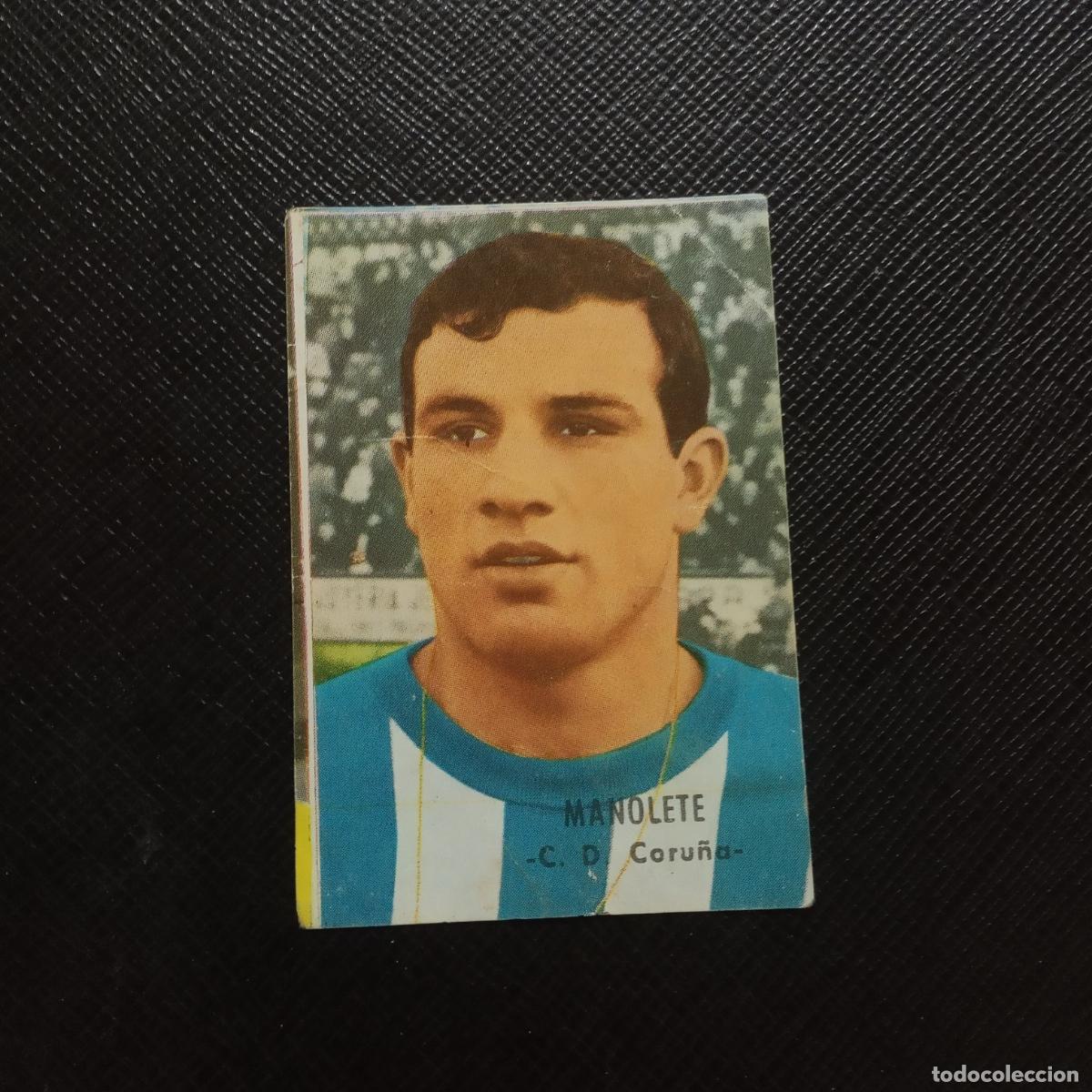 Cromos de F&uacute;tbol: MANOLETE DEPORTIVO CORU&Ntilde;A FHER 1966 1967 CROMO FUTBOL 66 67 LIGA - SIN PEGAR - A56 PG145