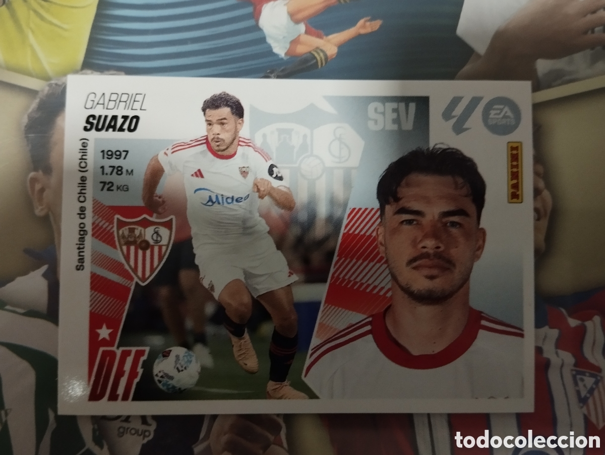 Fu&szlig;ball-Sticker: LIGA ESTE 2025 2026 25 26 - PANINI - &Uacute;LTIMOS FICHAJES N&ordm; 26 SUAZO SEVILLA