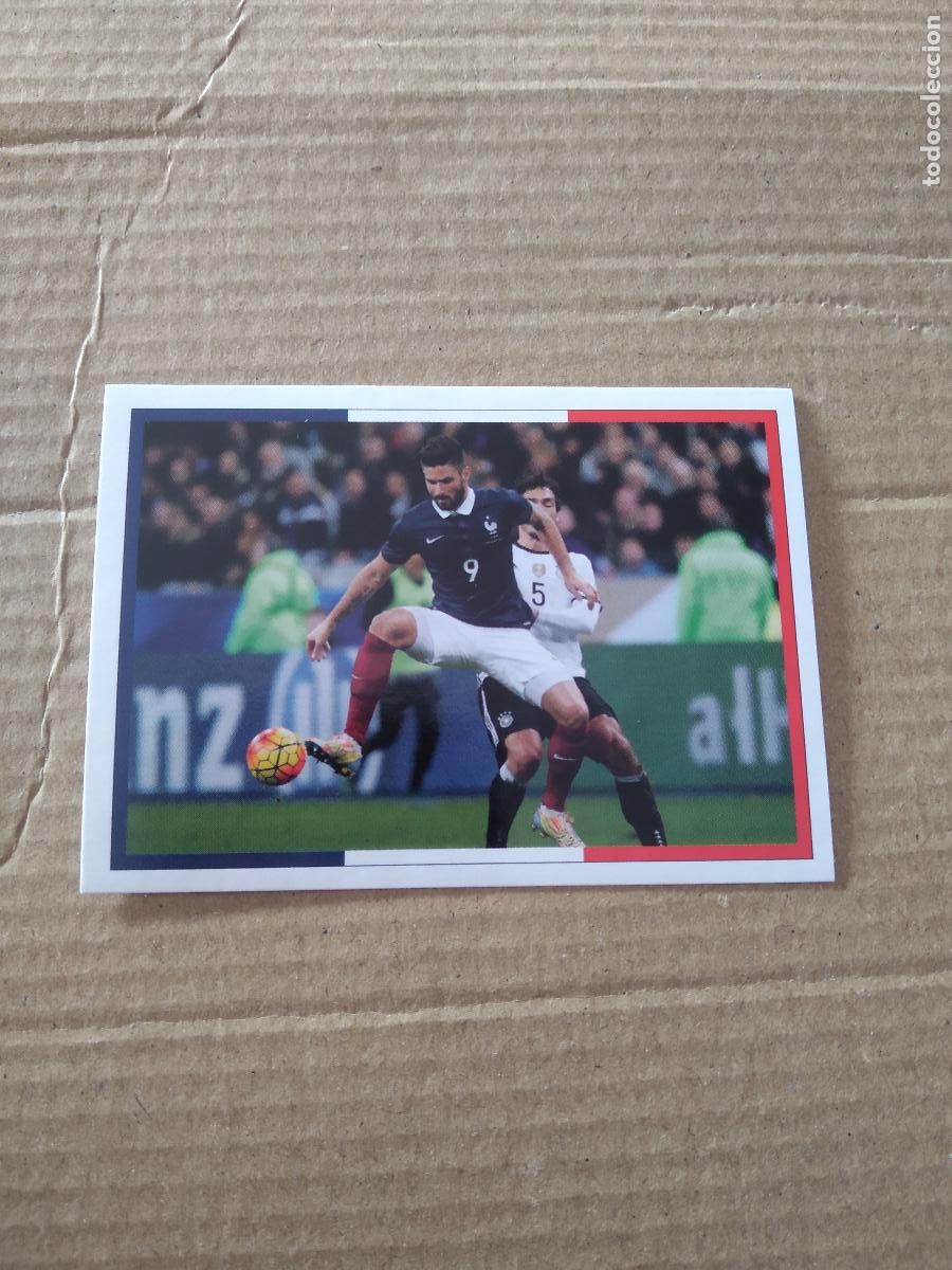 Figurine di Calcio: 76 giroud FRANCIA CROMO FUTBOL Panini Team France 2016 Fiers d'&ecirc;tre Bleus