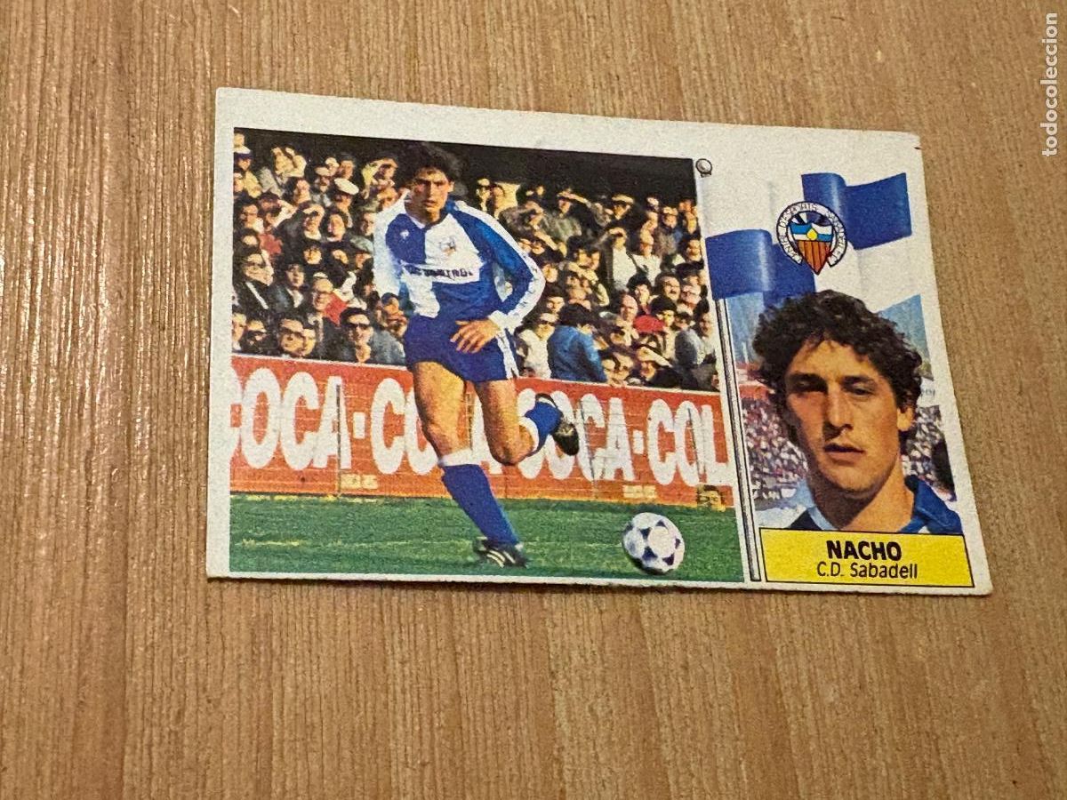 Fu&szlig;ball-Sticker: 16. CROMO LIGA ESTE SIN PEGAR 1986-87 86-87 NACHO SABADELL