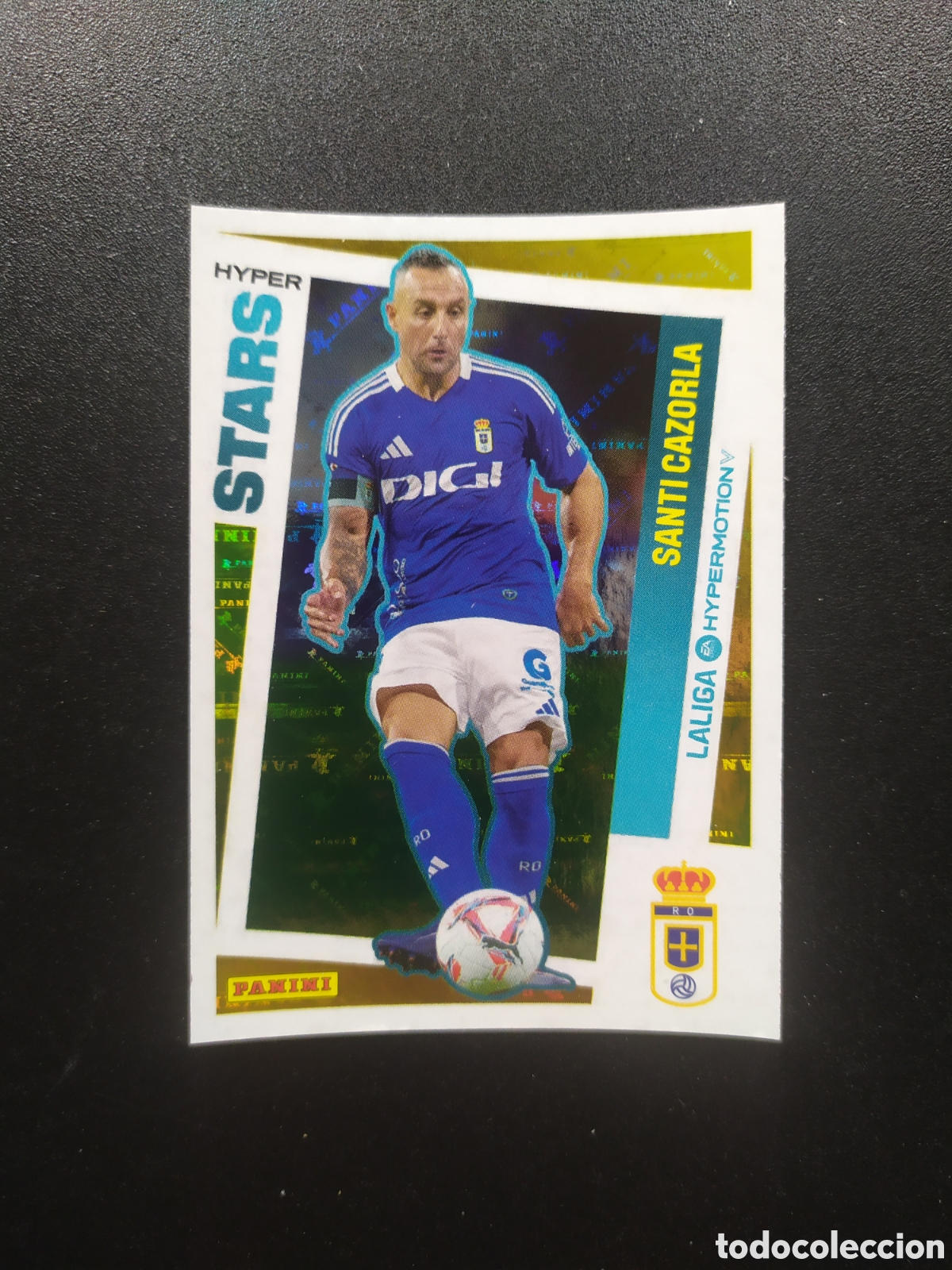Fu&szlig;ball-Sticker: Liga Hypermotion 2024 2025 24 25 panini Cazorla hyper stars n&deg; 460 Oviedo