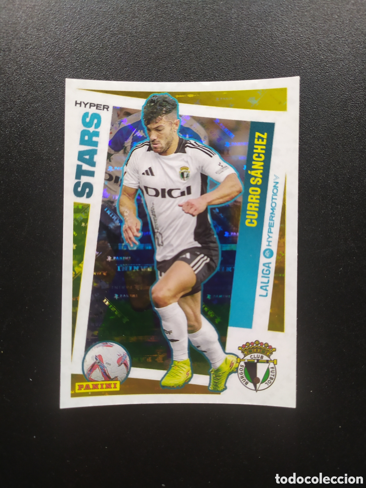 Cartes &agrave; collectionner de Football: Liga Hypermotion 2024 2025 24 25 panini Curro S&aacute;nchez hyper stars n&deg; 430 Burgos