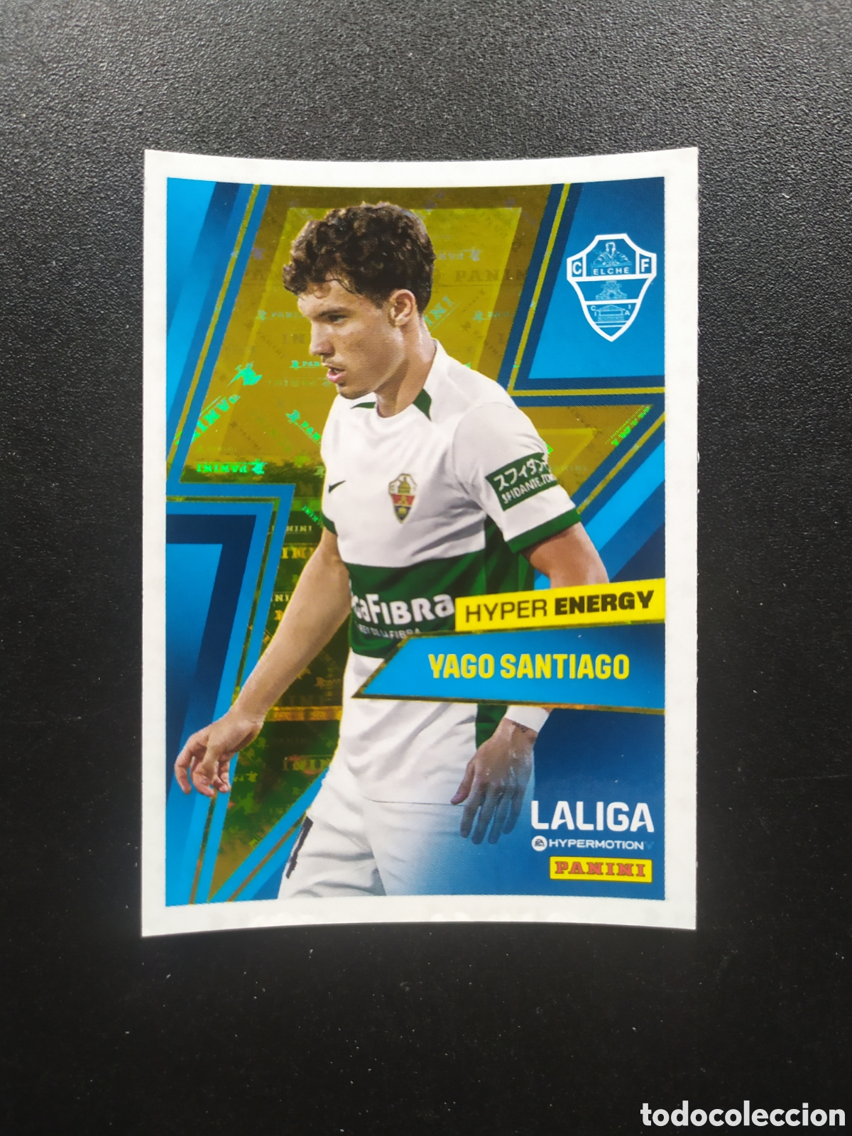 Cartes &agrave; collectionner de Football: Liga Hypermotion 2024 2025 24 25 panini Yago Santiago hyper energy n&deg; 472 Elche