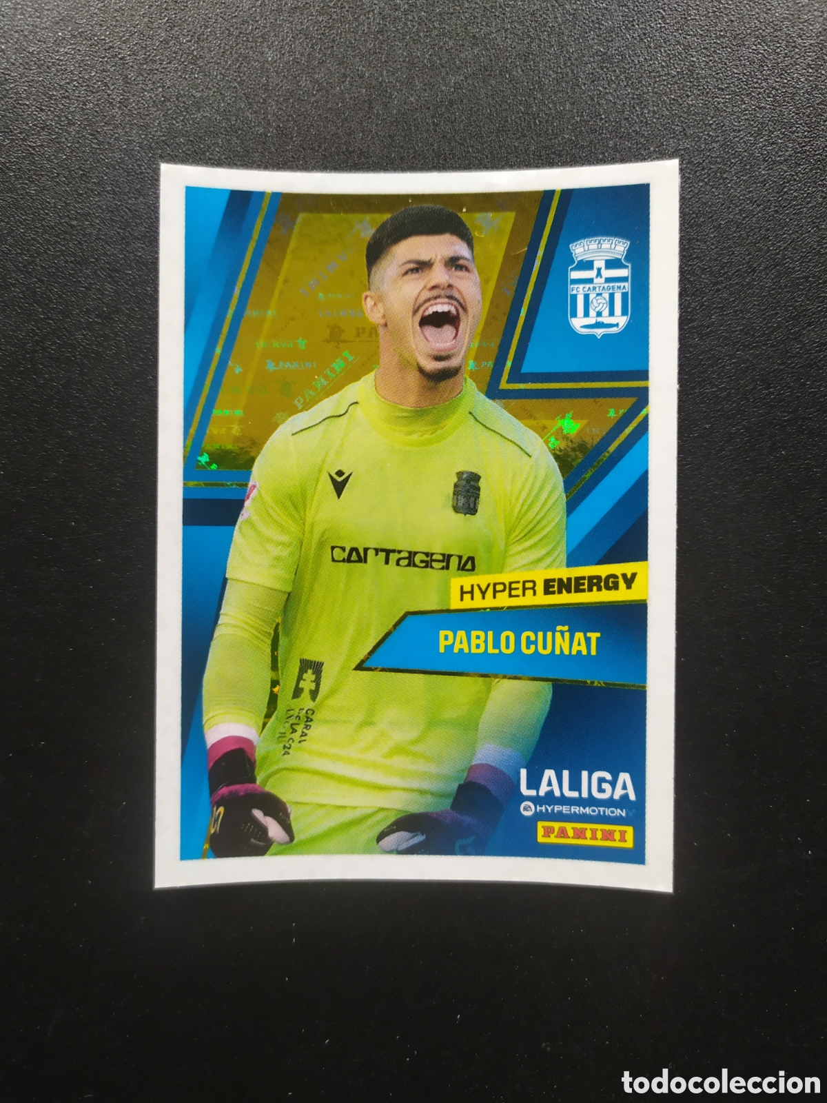 Figurine di Calcio: Liga Hypermotion 2024 2025 24 25 panini Pablo Cu&ntilde;at hyper energy n&deg; 469 Eldense