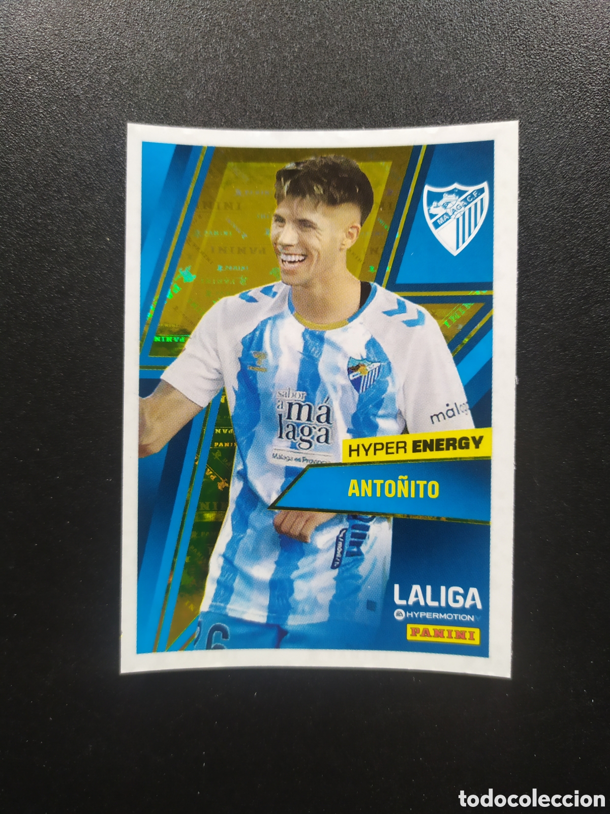 Cartes &agrave; collectionner de Football: Liga Hypermotion 2024 2025 24 25 panini Anto&ntilde;ito hyper energy n&deg; 465 Malaga