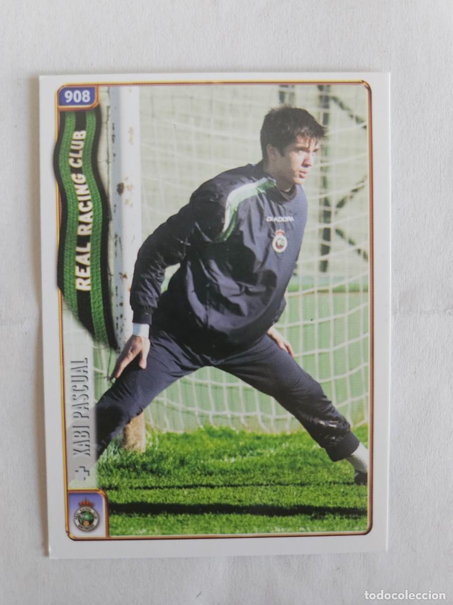 Cromos de Futebol: FICHAJE 908+ XABI PASCUAL RACING DE SANTANDER ,CROMOS FUTBOL MUNDICROMO LIGA 2004 2005
