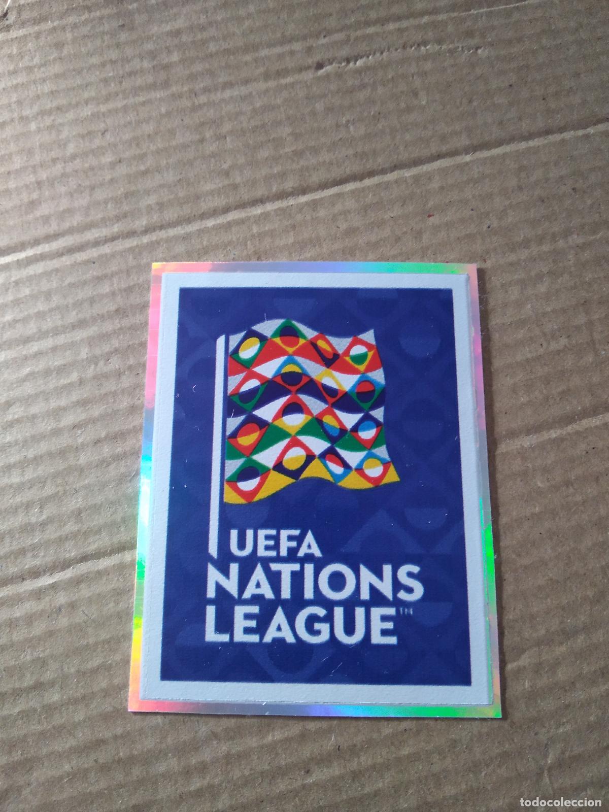 Cromos de f&uacute;tbol: LOGO CROMO FUTBOL LIGA NACIONES UEFA NATIONS LEAGUE FINALS 2025 BLACK HORSE