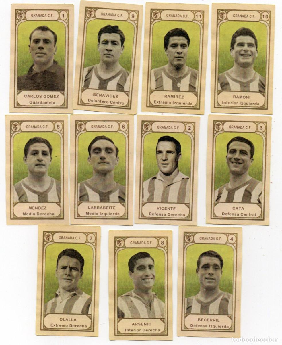 Cromos de Futebol: granada 1958, de conservas la riojana