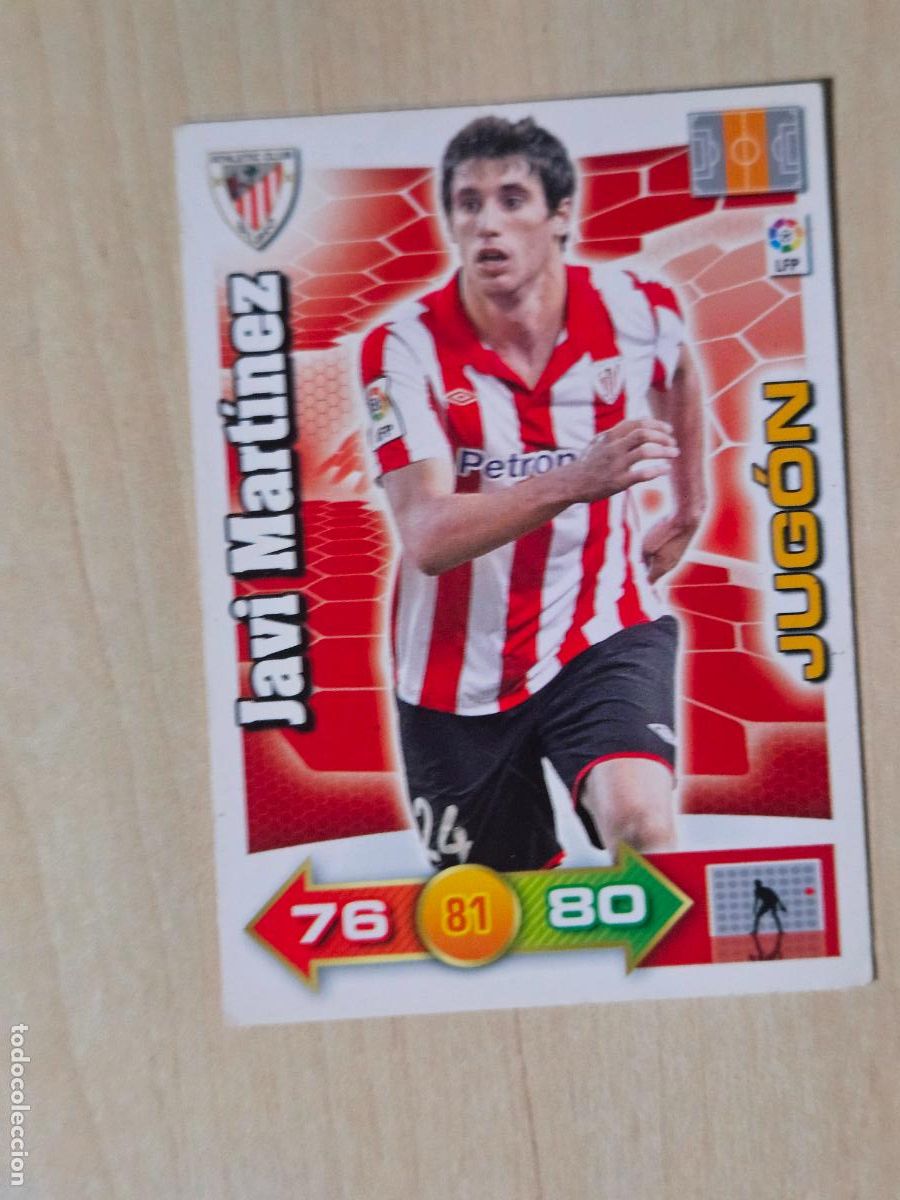 Cromos de F&uacute;tbol: CROMO JAVI MARTINEZ - ADRENALYN LIGA 2010 11 - ATHLETIC DE BILBAO