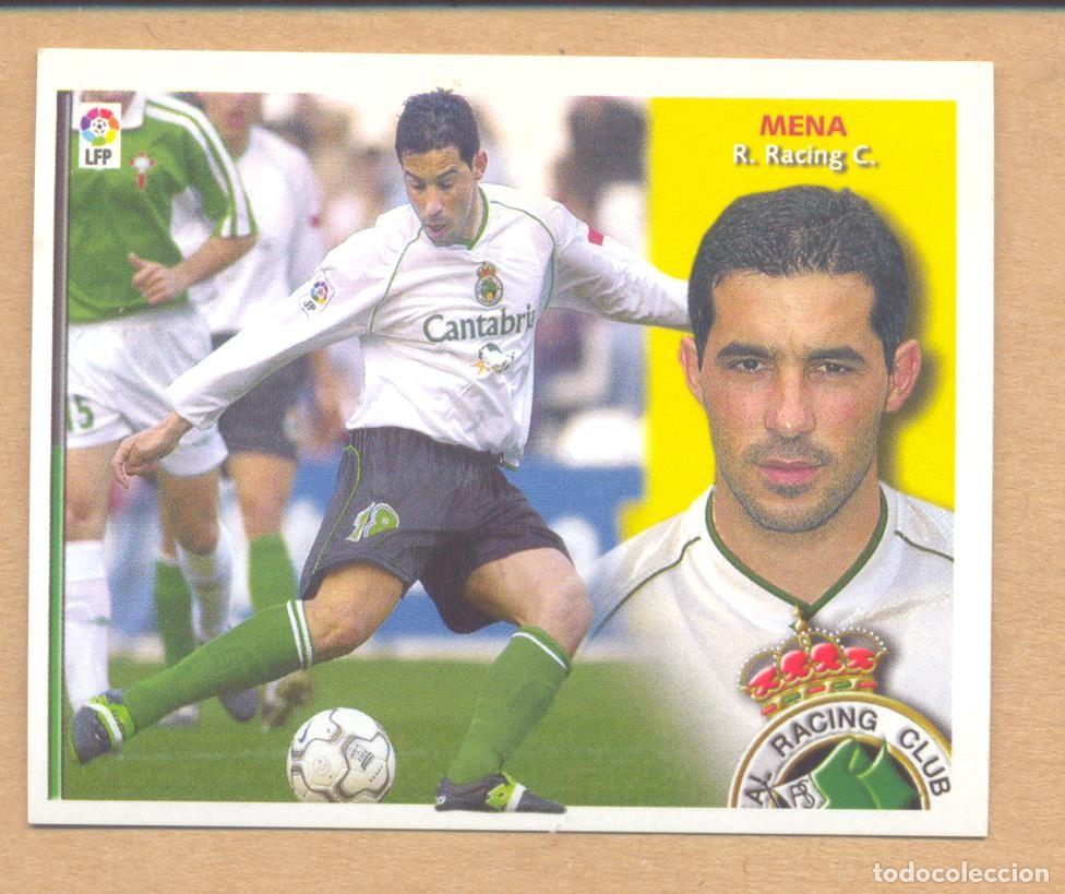 Fu&szlig;ball-Sticker: liga 2002-2003 este, mena -. racing de santander, nunca pegado, ver foto