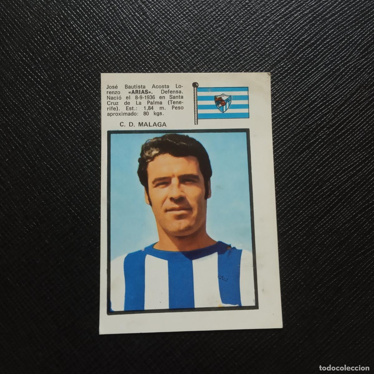 Figurine di Calcio: ARIAS MALAGA FHER 1971 1972 FUTBOL 71 72 - DESPEGADO - A90 PG397 LEER RESTILLO PEGAMENTO