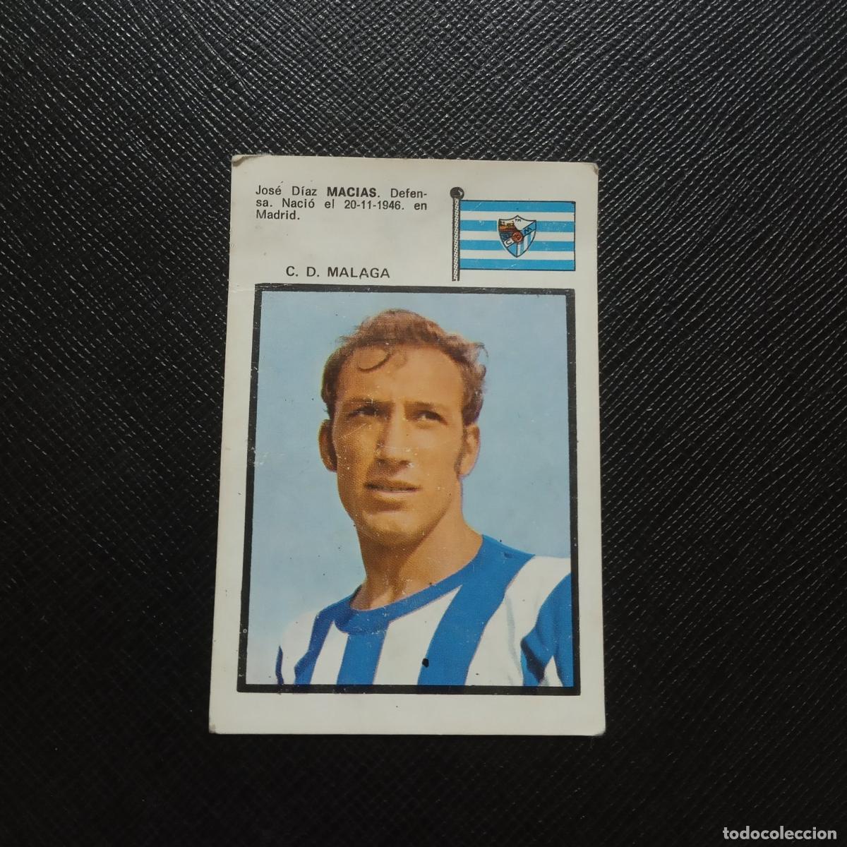 Fu&szlig;ball-Sticker: MACIAS MALAGA FHER 1971 1972 FUTBOL 71 72 - DESPEGADO - A90 PG397