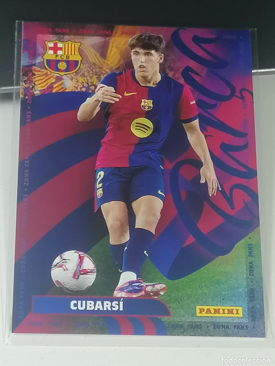 Figurine di Calcio: 34 CUBARSI CARD FC BARCELONA BAR&Ccedil;A PANINI CLUB 2025 25