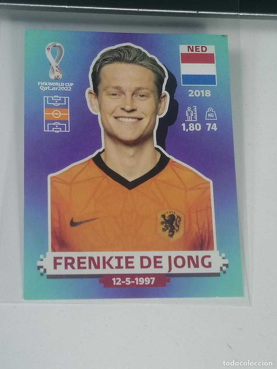 Cromos de F&uacute;tbol: NED 11 NED11 FRENKIE DE JONG HOLANDA PANINI MUNDIAL WORLD CUP QATAR 2022 STICKER