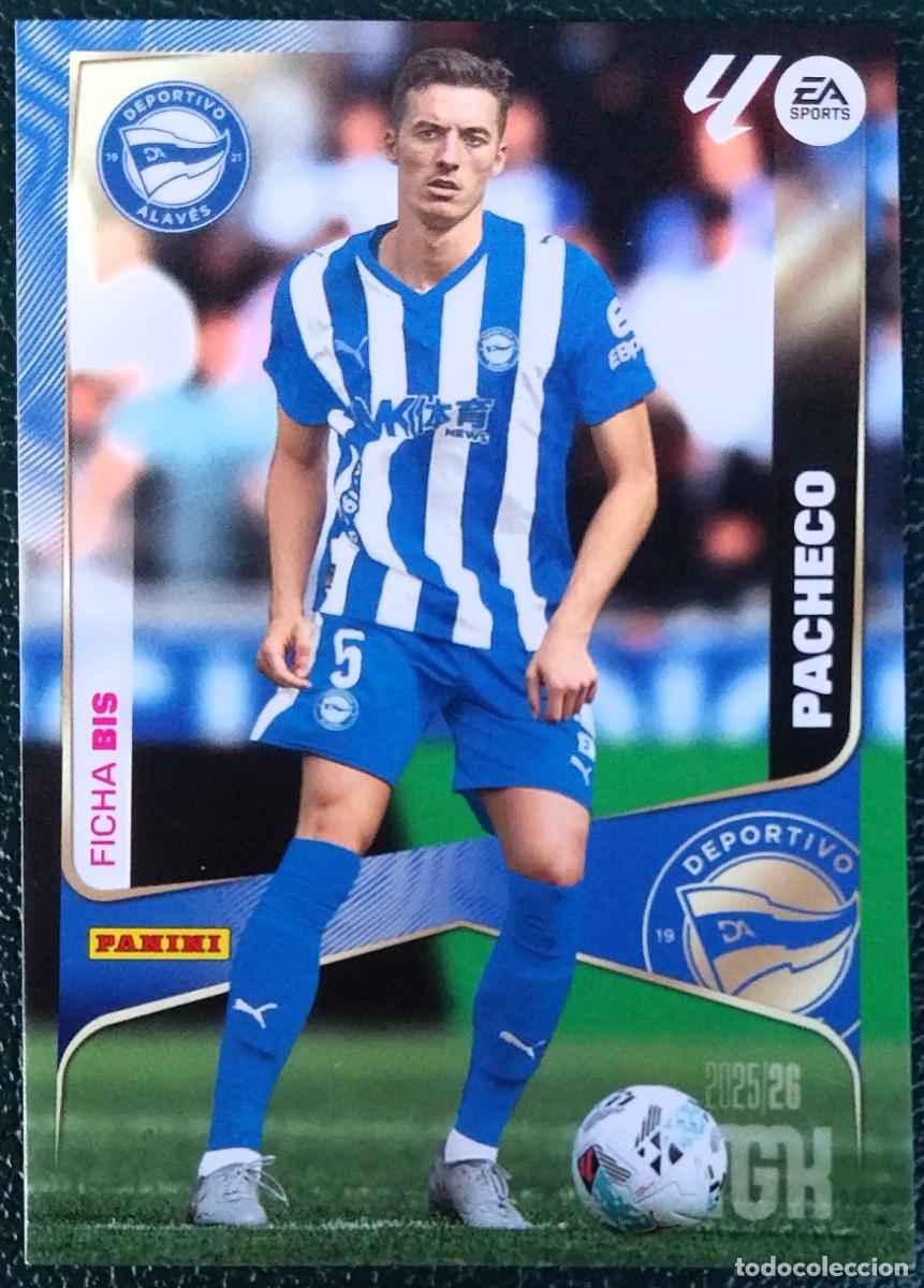 Cartes &agrave; collectionner de Football: 24 BIS PACHECO DEPORTIVO ALAVES FICHAS ALBUM MEGACRACKS 2025 2026 MGK 25 26