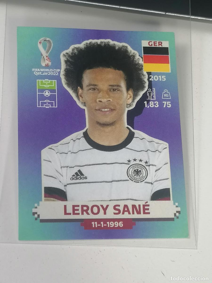 Figurine di Calcio: GER 19 GER19 LEROY SANE ALEMANIA GERMANY PANINI MUNDIAL WORLD CUP QATAR 2022 STICKER