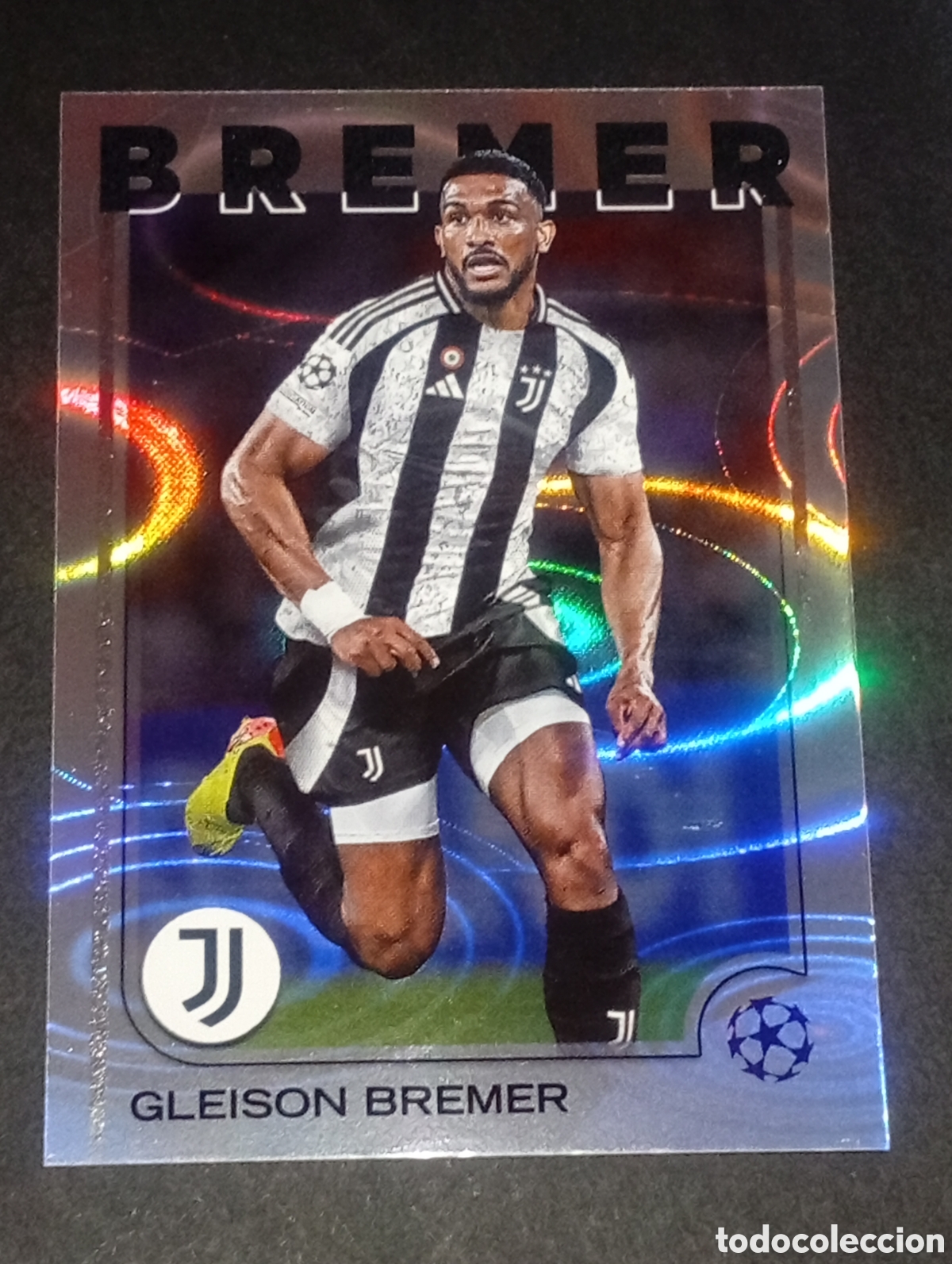 Cromos de f&uacute;tbol: 107 paralela BREMER JUVENTUS TOPPS FLAGSHIP COMPETITIONS 2024 2025 25 CROMOS MEGACRACKS MATCH ATTAX