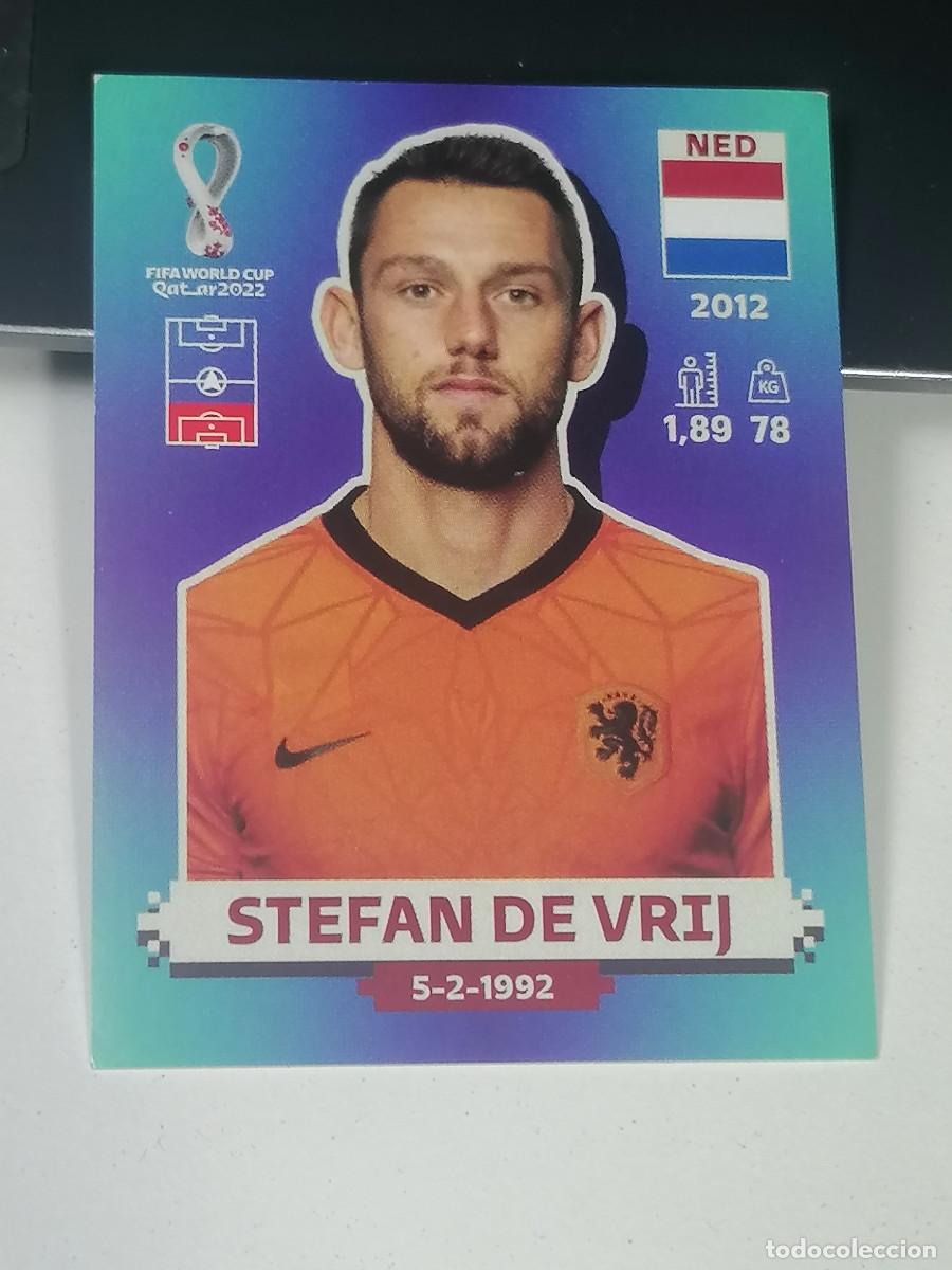 Figurine di Calcio: NED7 STEFAN DE VRIJ NED 7 NETHERLANDS BAJOS BAJOS PANINI MUNDIAL WORLD CUP QATAR 2022 STICKER
