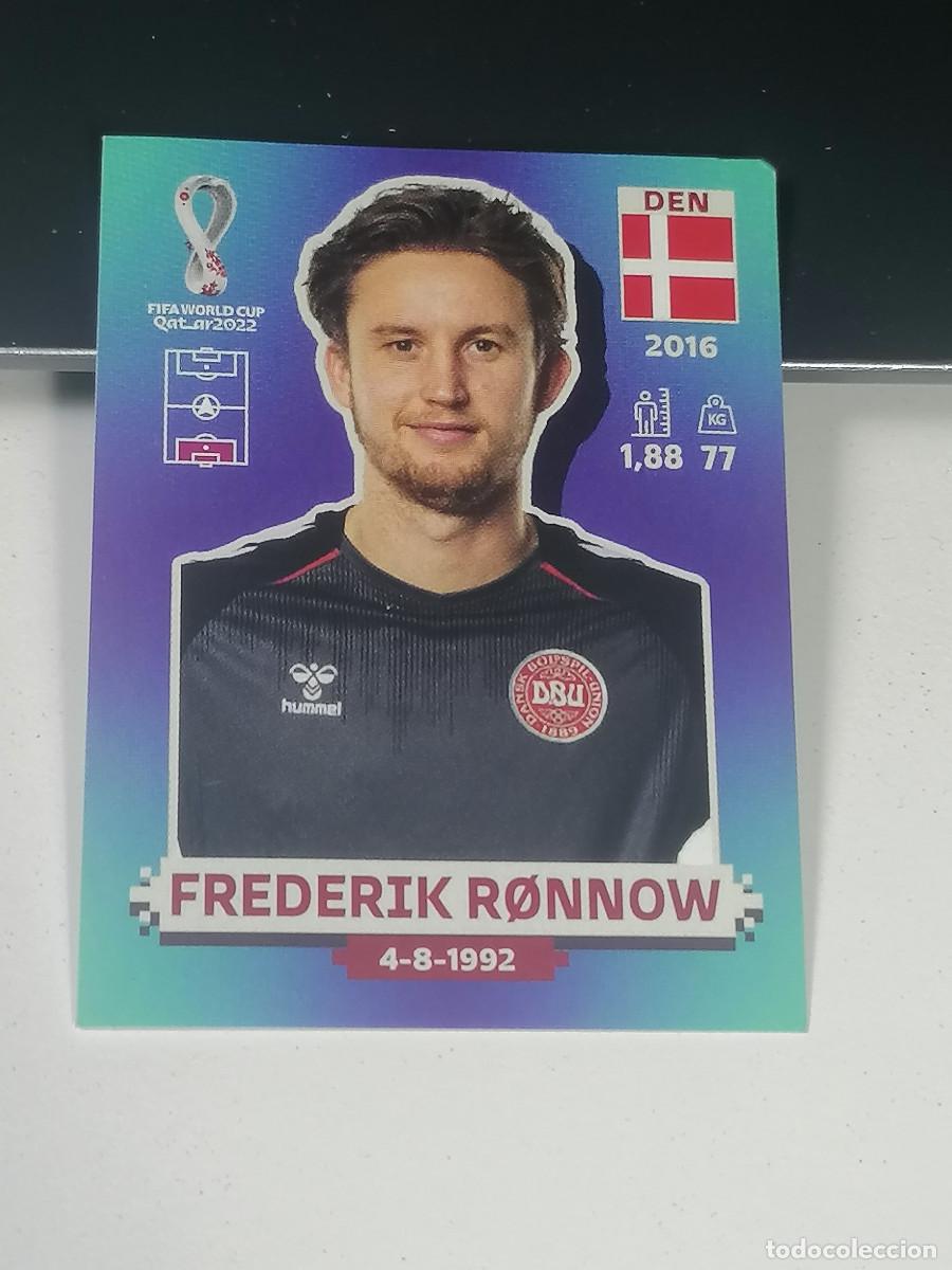 Cromos de F&uacute;tbol: DEN 4 DEN4 FREDERICK RONNOW DINAMARCA PANINI MUNDIAL WORLD CUP QATAR 2022 STICKER