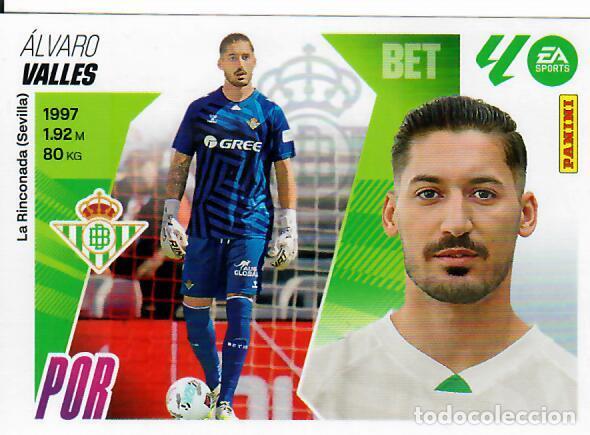 Cromos de F&uacute;tbol: CROMO PANINI LIGA ESTE 2025-26 (25 - 26) - FICHAJE N&ordm; 21 - VALLES - BETIS - 2&ordf; EDICI&Oacute;N