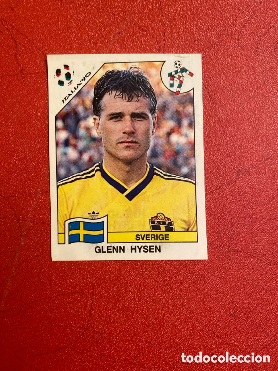 Fu&szlig;ball-Sticker: Cromo panini mundial Italia 90 n&uacute;mero 234 Hysen - Stickers album world cup Italy 1990
