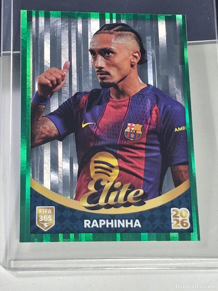 Figurine di Calcio: 521 RAPHINHA VERDE PARALELA GREEN PARALELL BARCELONA BAR&Ccedil;A PANINI FIFA 365 2026 26 STICKER GOLDEN