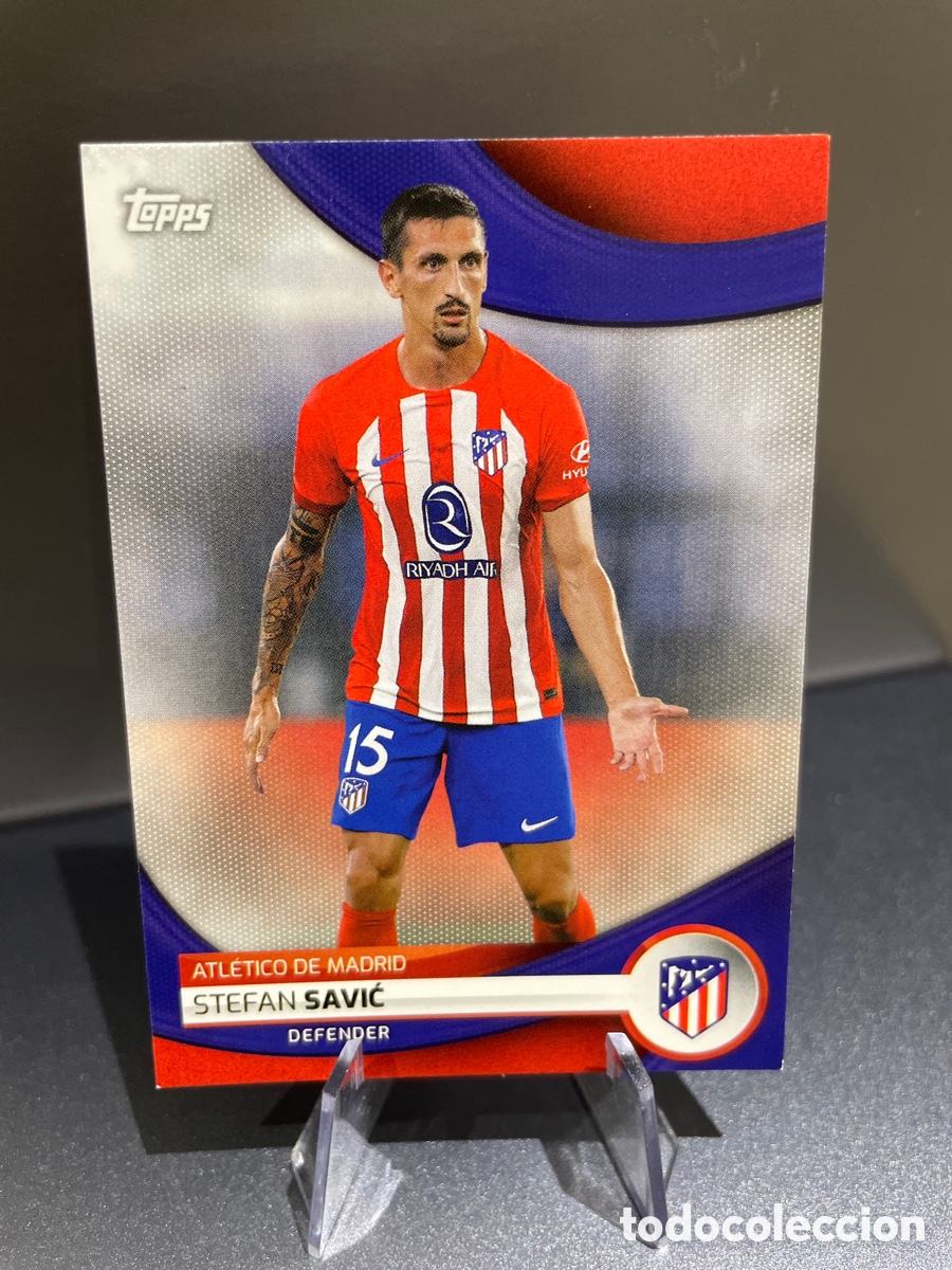 Fu&szlig;ball-Sticker: Savic 6 Topps Team Set Atletico de Madrid 2023-24