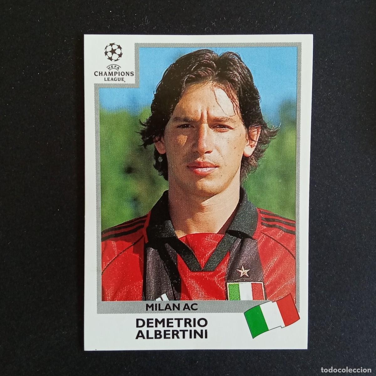 Cromos de f&uacute;tbol: CROMO CHAMPIONS LEAGUE 1999 2000 99 00 PANINI 299 ALBERTINI MILAN NUNCA PEGADO